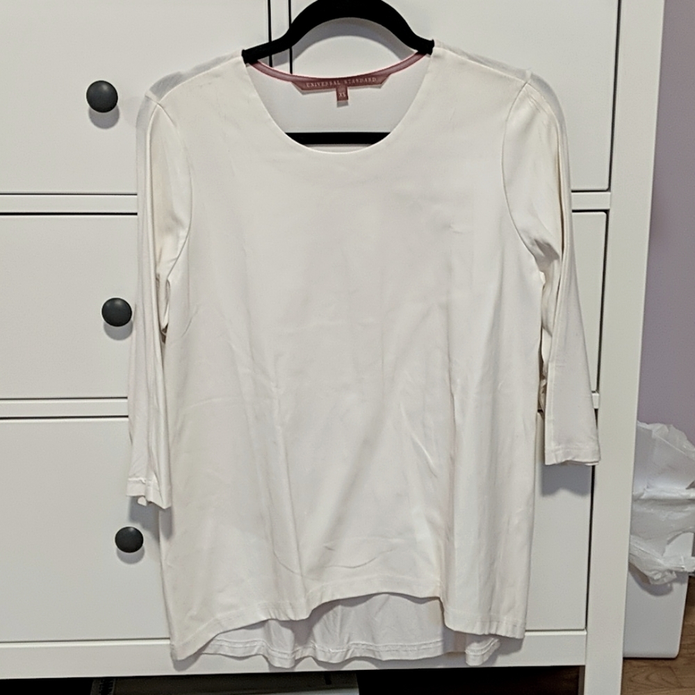 White Leatherette Top